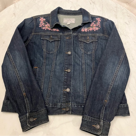 OOAK Japanese themed Mixed Media Upcycled denim jacket - Picture 3 of 9